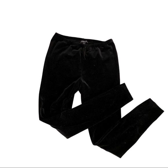 EILEEN FISHER VELVET LEGGINGS - Picture 1 of 6